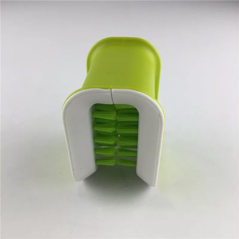 Cepillo de limpieza de cuchillos y cubiertos en forma de U, cepillos de limpieza para cocina, cepillo para fregar, lavado de cocina