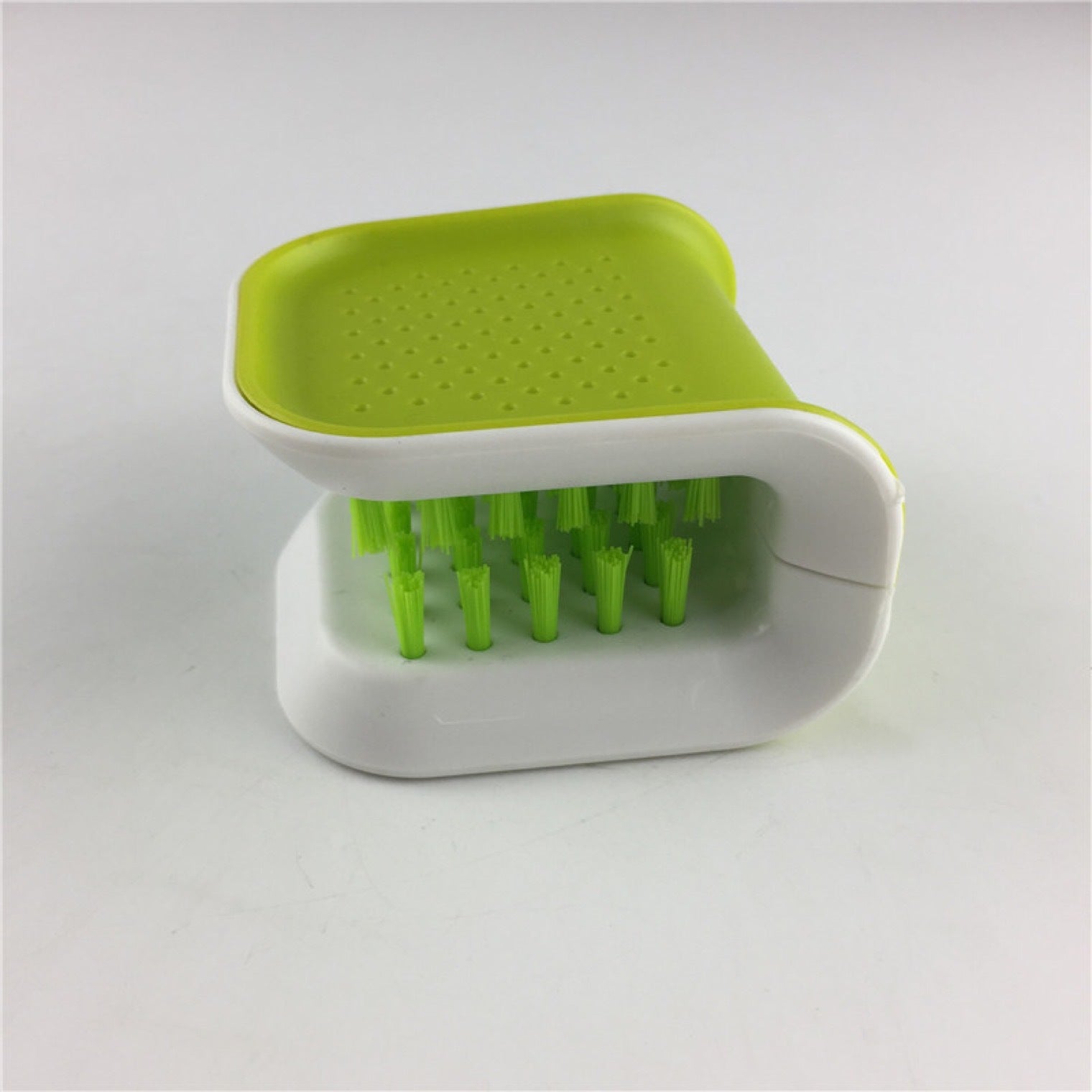 Cepillo de limpieza de cuchillos y cubiertos en forma de U, cepillos de limpieza para cocina, cepillo para fregar, lavado de cocina