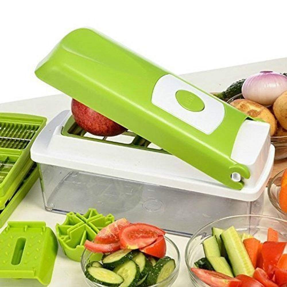 12 unids picador de verduras multifuncional mango rallador de alimentos picador de alimentos cortador de verduras dicer cortar utensilios de cocina