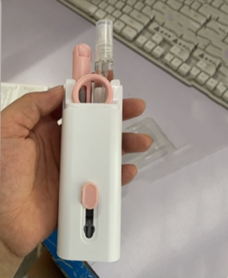 Juego de bolígrafos de limpieza multifuncionales compatibles con Bluetooth, limpiador de teclado, herramientas de limpieza, kit extractor de teclas