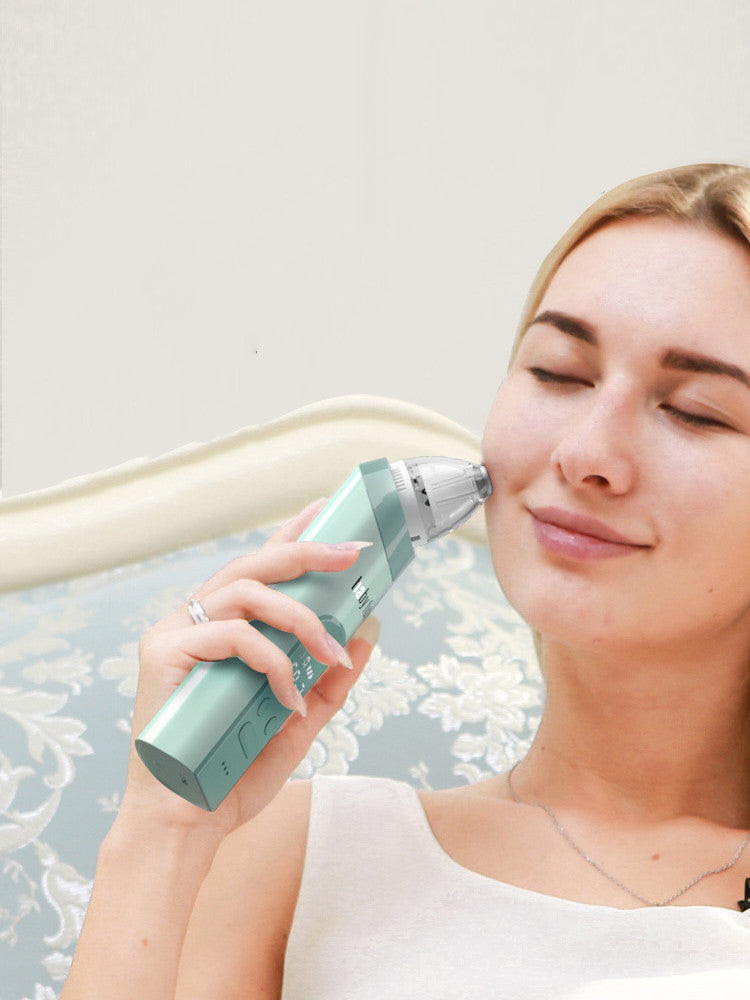 Aspirador Nasal Eléctrico para Bebés, Limpiador de Nariz para Recién Nacidos, Instrumento de Belleza, Removedor de Puntos Negros, 2 en 1