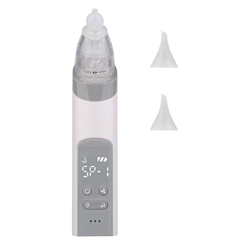 Aspirador Nasal Eléctrico para Bebés, Limpiador de Nariz para Recién Nacidos, Instrumento de Belleza, Removedor de Puntos Negros, 2 en 1