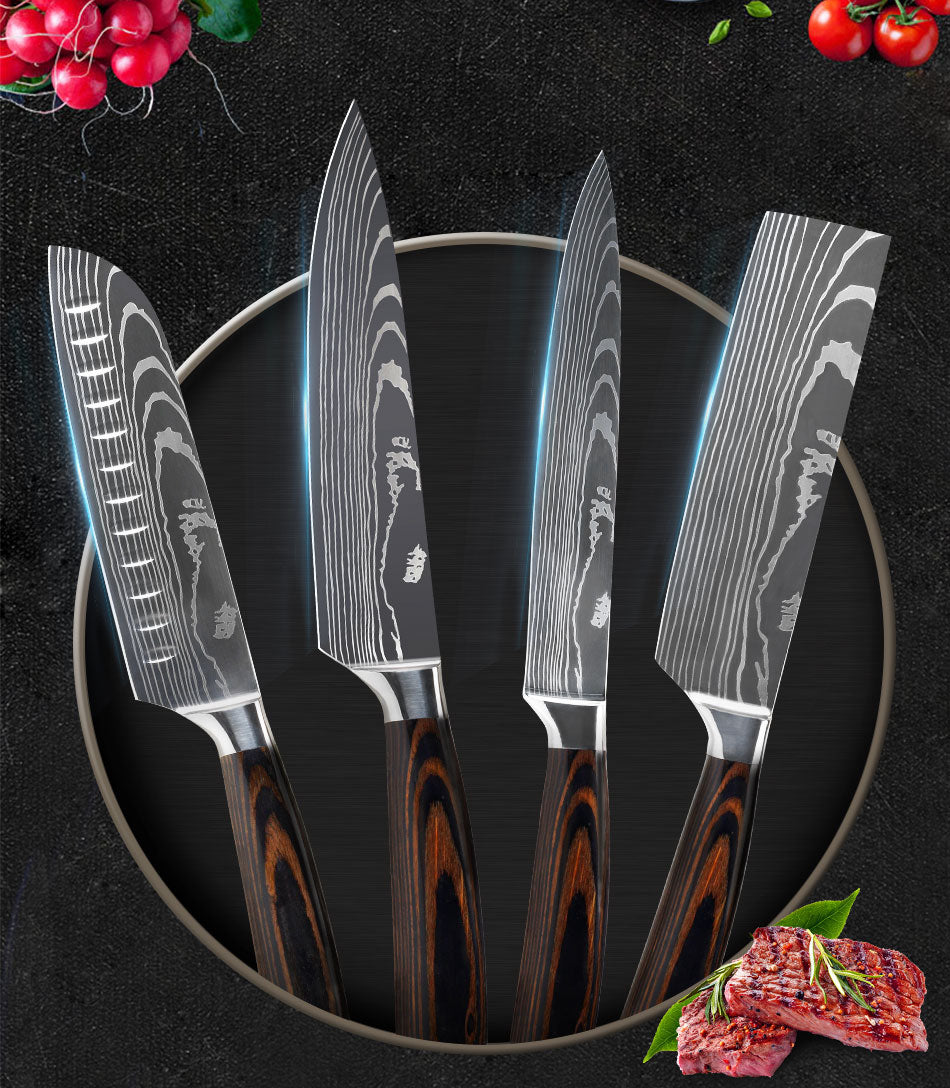 Cuchillos de chef Cuchillos de cocina Cuchillos de carnicero Cuchillos rebanadores