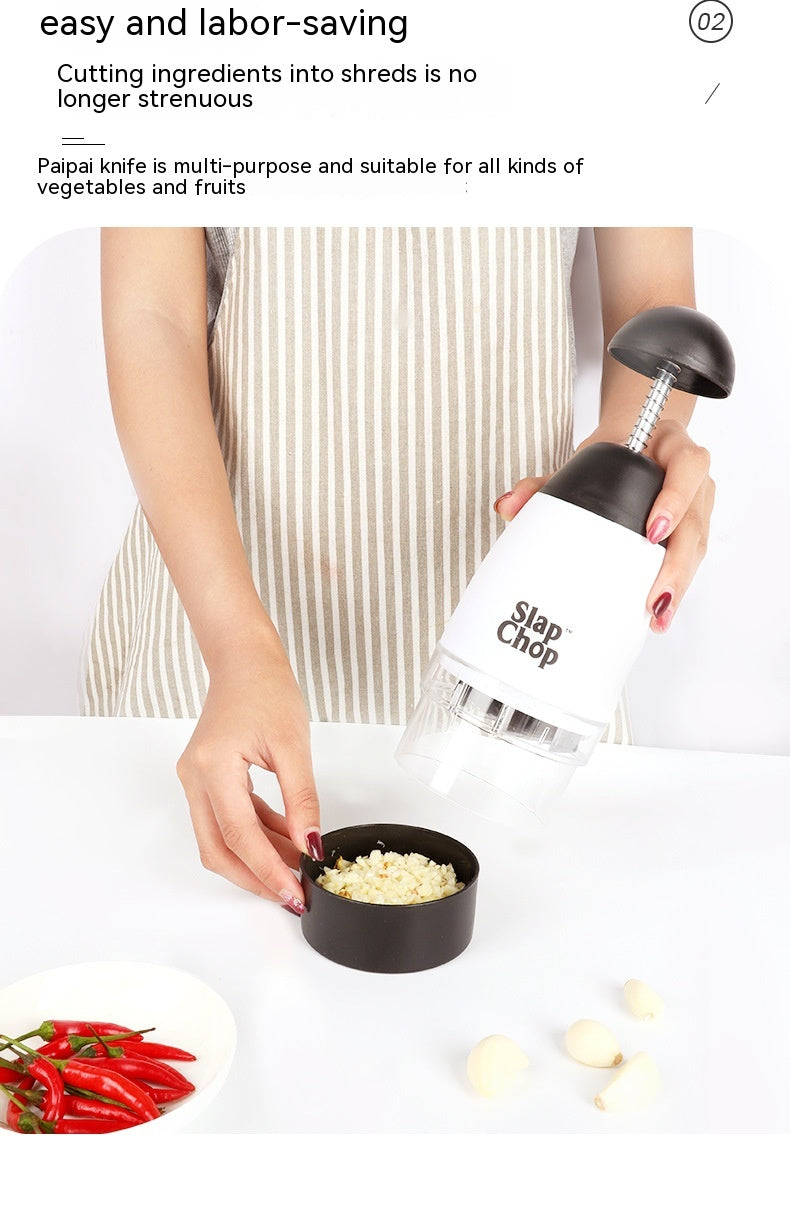 Prensa de ajo manual multifuncional de una sola taza