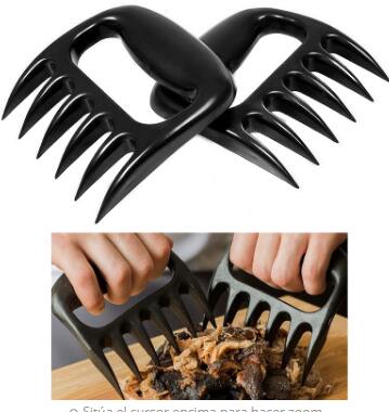 Triturador creativo de garra de oso para barbacoa