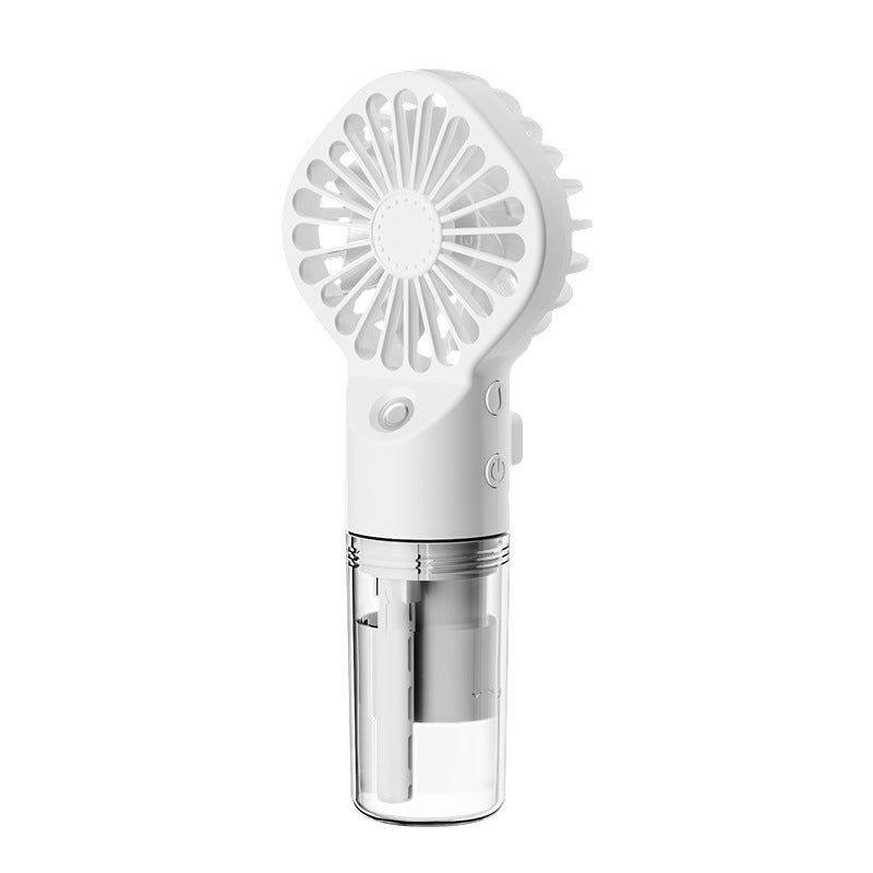 Ventilador de pulverización de mano portátil, 4 velocidades, ventilador de niebla pulverizadora de agua, artefacto de refrigeración de verano, carga USB, suministros de verano, mini ventilador para exteriores