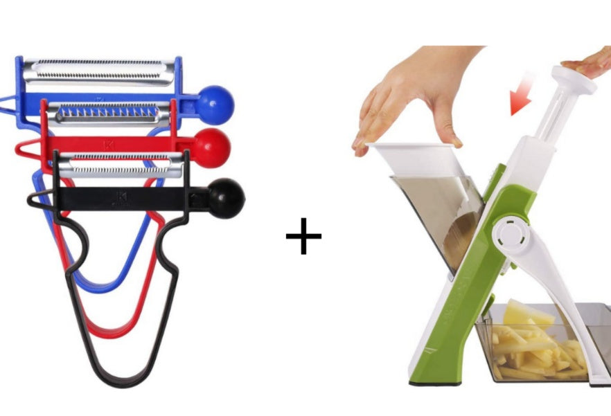 Cortador de Verduras Multifuncional para Cocina, Rallador de Verduras, Accesorios para Frutas