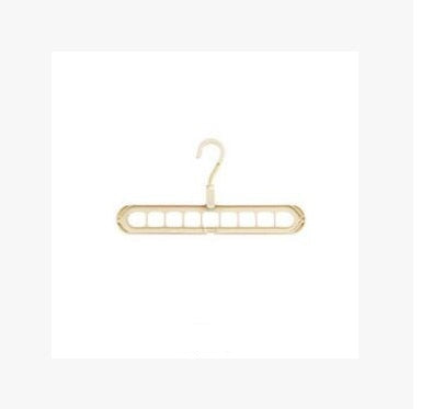 Percha de ropa de plástico Percha de almacenamiento Gancho de percha