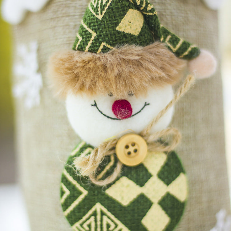 Decoraciones Navideñas Calcetines Navideños para Botellas de Vino