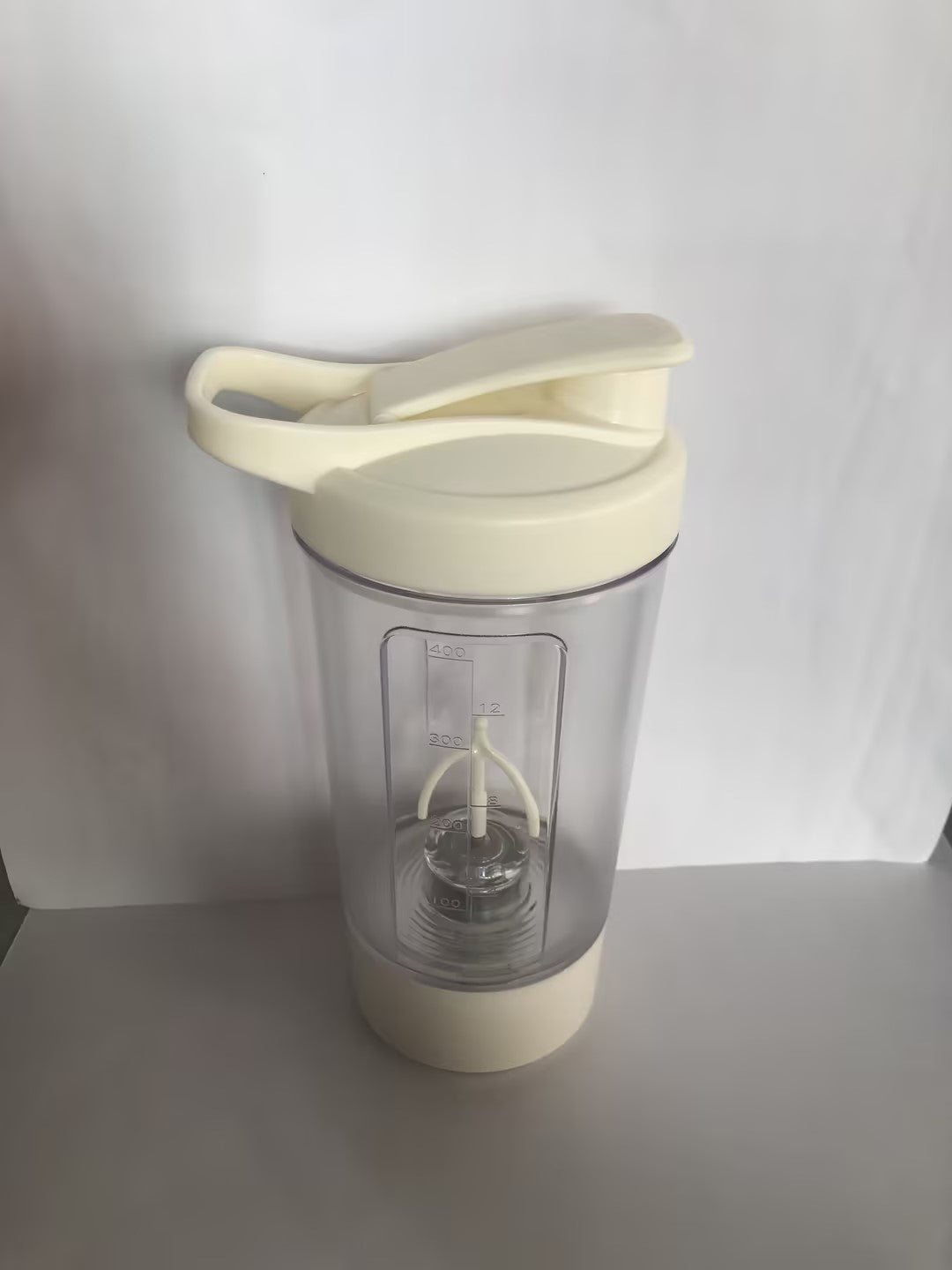 Taza mezcladora eléctrica de proteína en polvo de 400 ml y 14 oz, agitador automático, mezclador, botella agitadora, batidora de café con leche, hervidor para gimnasio, 1200 mAh