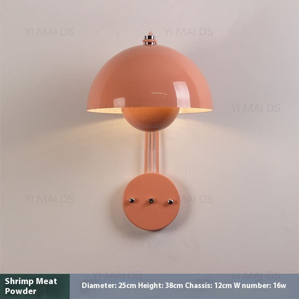 Lámpara de pared nórdica minimalista moderna creativa con forma de capullo de flor