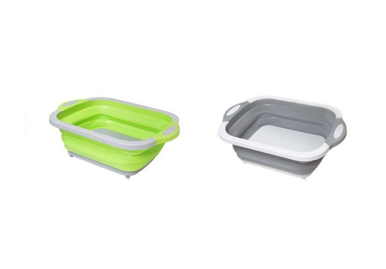 Tabla Plegable para Verduras, Tabla de Yunque Multifuncional para el Hogar, Cesta de Lavado