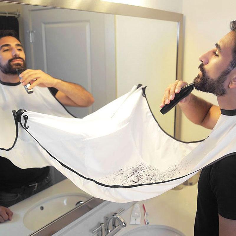 Delantal de barbero para afeitar barba de hombre creativo