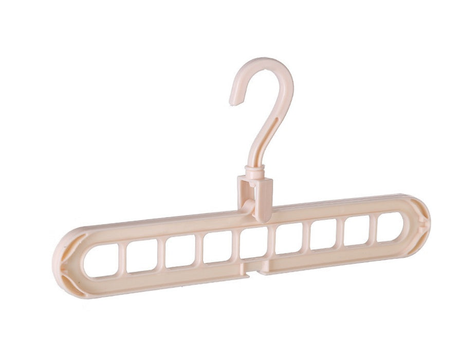 Percha de ropa de plástico Percha de almacenamiento Gancho de percha