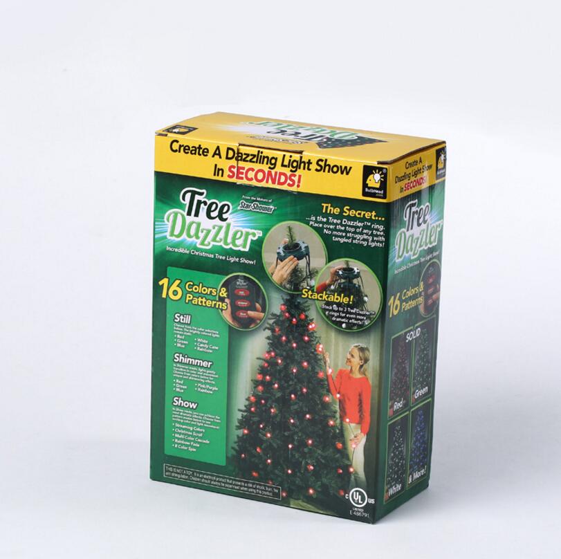 64 luces deslumbrantes Shower Tree Espectáculo de luces para árbol de Navidad