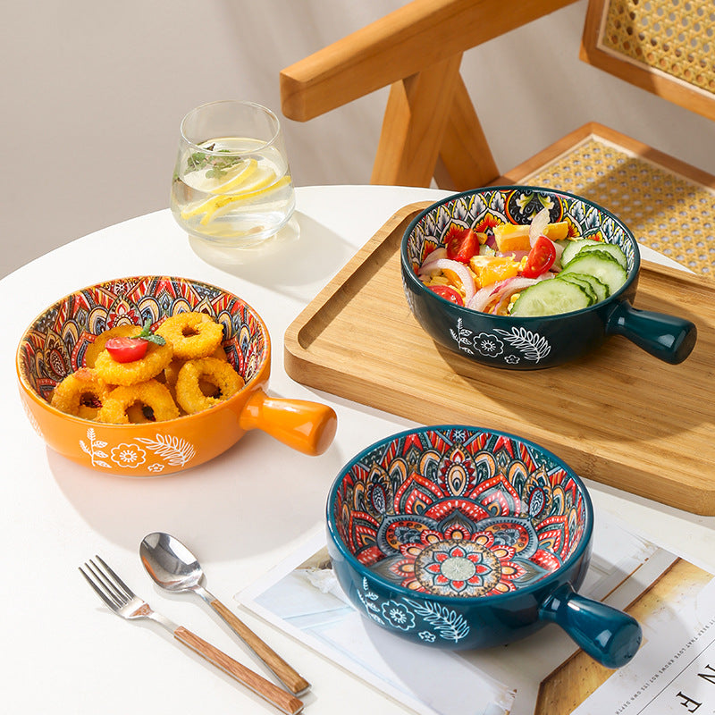 Cuenco para Ensalada, Cuenco para Postre, Cuenco Doméstico Esmaltado
