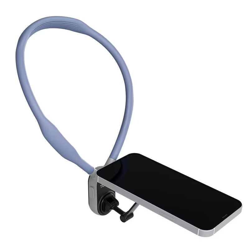Soporte magnético de silicona para teléfono de cuello de liberación rápida para teléfono Magsafe de succión magnética, soporte para colgar el teléfono en el cuello