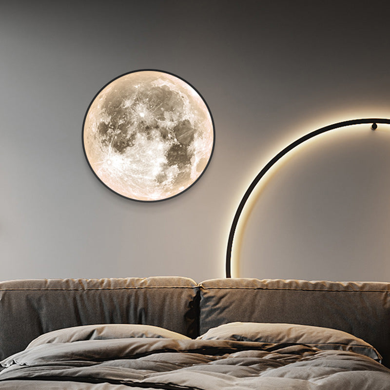 Lámpara decorativa creativa, sencilla y moderna para la pared del salón