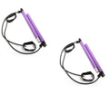Bandas de Resistencia para Yoga y Crossfit Ejercitador Cuerda de Tensión Portátil Gimnasio Entrenamiento Barra de Pilates Bandas Elásticas