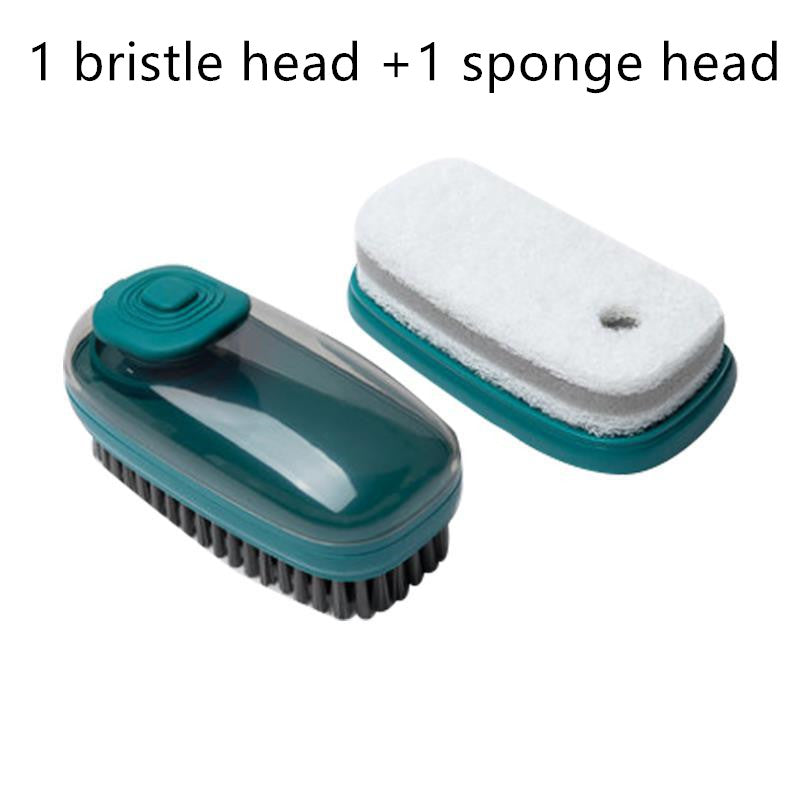 Cepillo de limpieza líquido automático multifuncional, cepillo suave para zapatos, artefacto de limpieza y lavado de zapatos, cepillo doméstico, cepillo para ropa