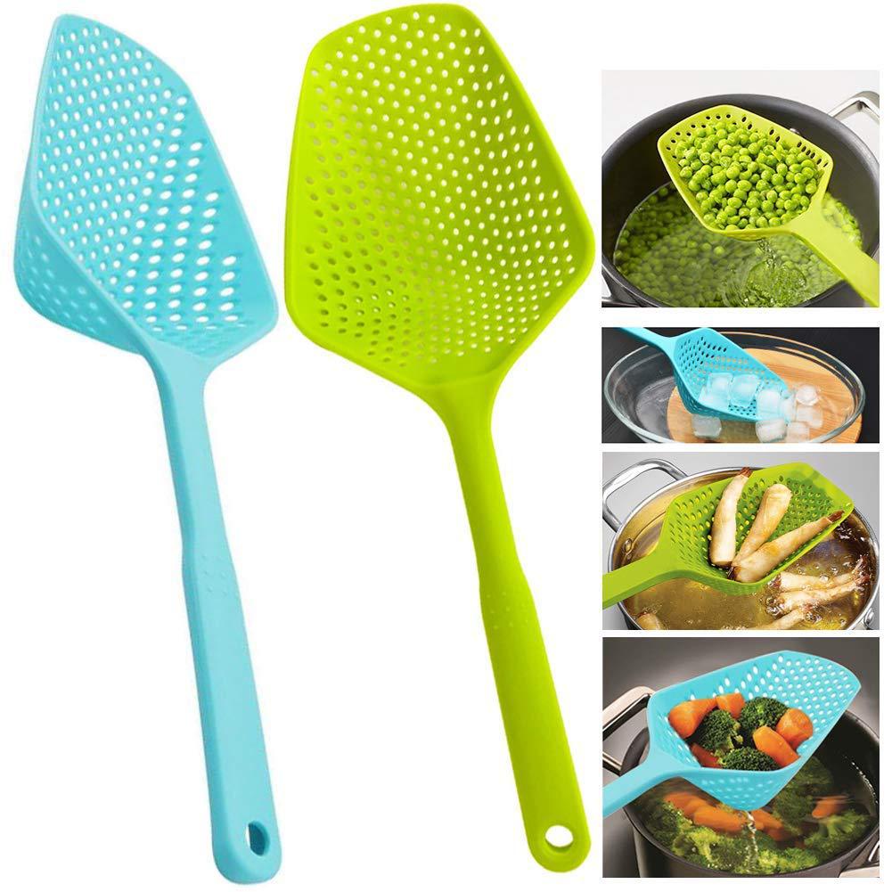 Colador de nailon cuchara grande colador electrodomésticos de cocina cuchara pala cuchara de sopa filtro herramientas de cocina accesorios de cocina para el hogar