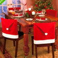 Juego de sillas de Navidad de alta calidad, artículos navideños, mesa decorada, gorro de Navidad en grandes cantidades