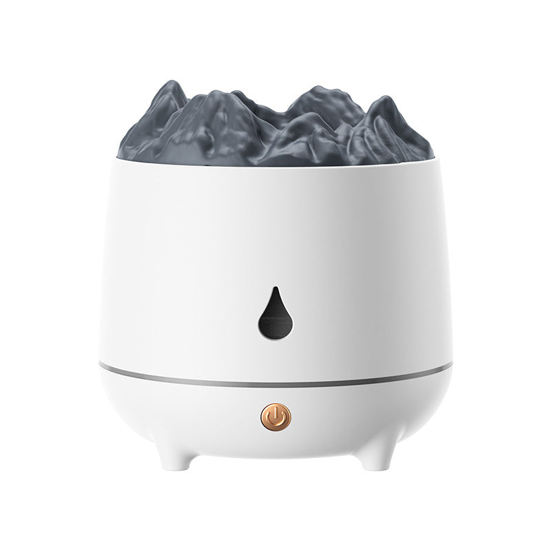 Nuevo humidificador volcánico, máquina de aromaterapia de montaña en llamas, difusor volcánico, volumen de niebla para el hogar, creatividad