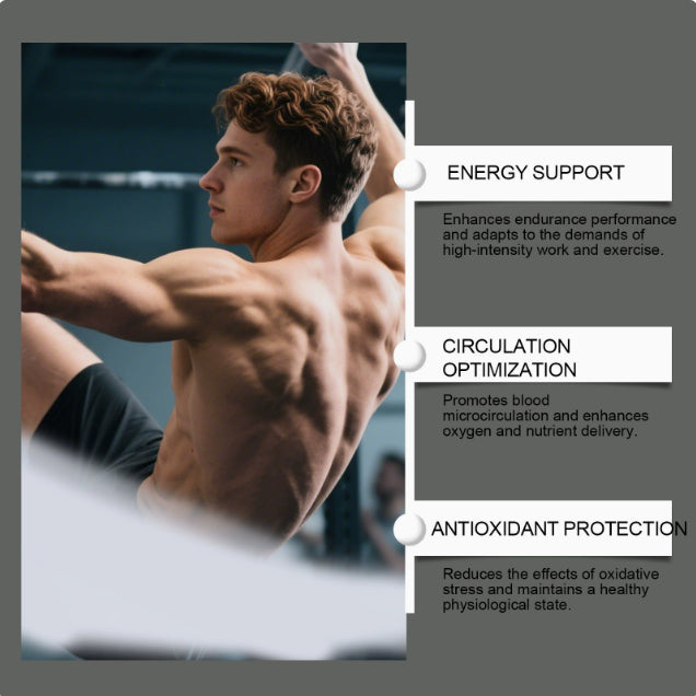 Suplementos energéticos para hombres en polvo de café