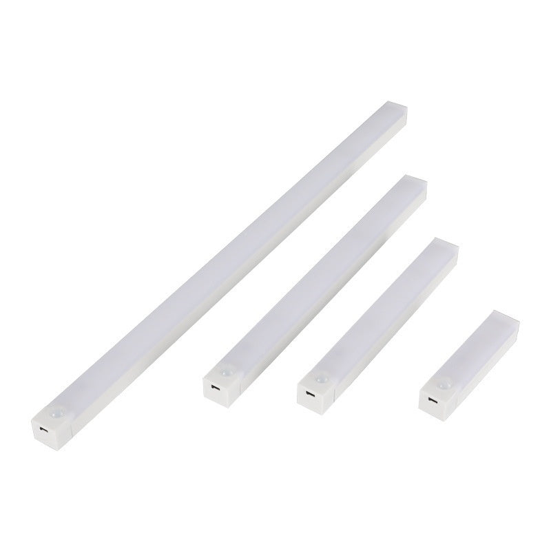 Tira de Gabinete con Succión Magnética de Inducción de Cuerpo Humano LED Pequeña Lámpara Nocturna de Inducción Barra de Luz de Inducción para Gabinete con Carga USB