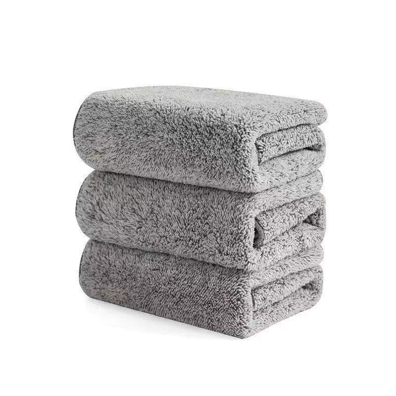 Toalla de bambú de carbón de fibra fina que no gotea aceite, espesa y con absorción de agua para la cocina