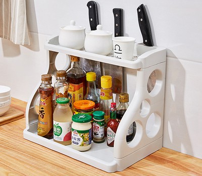 Estanterías de Almacenamiento de Cocina Organizador de Suministros de Cocina Multicapa