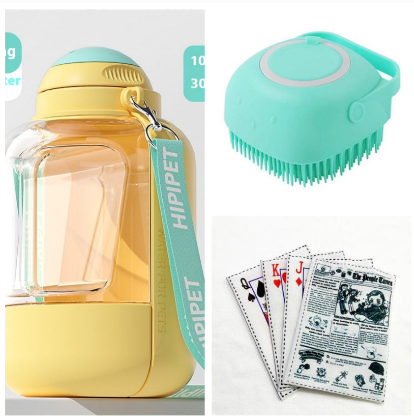Cepillo de baño de silicona caliente para perros de Amazon Pet Products