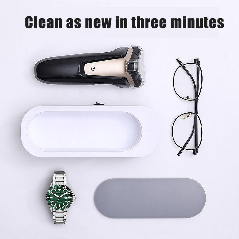 Máquina de limpieza ultrasónica, vibración de alta frecuencia, lavador de joyas, gafas, relojes, anillos, dentaduras postizas.