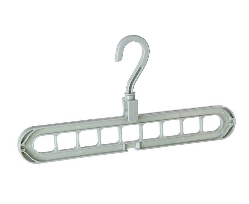 Percha de ropa de plástico Percha de almacenamiento Gancho de percha