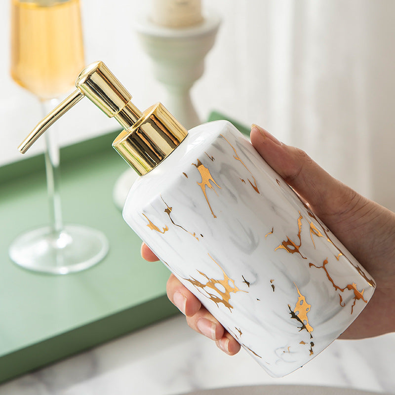 Kit de lavado de mármol de cerámica para baño
