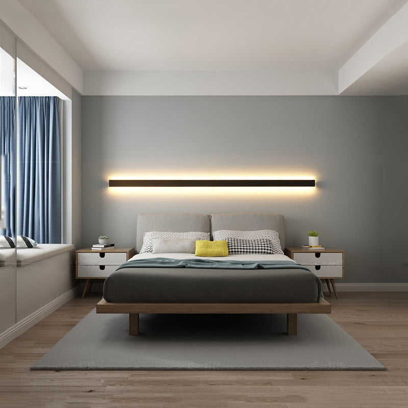 Aplique de pared LED largo minimalista