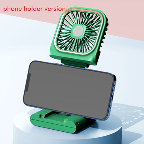 Ventilador de cuello portátil manos libres - Banda colgante recargable por USB, doble ventilador de refrigeración, mini enfriador de aire, ventilador de verano plegable y portátil