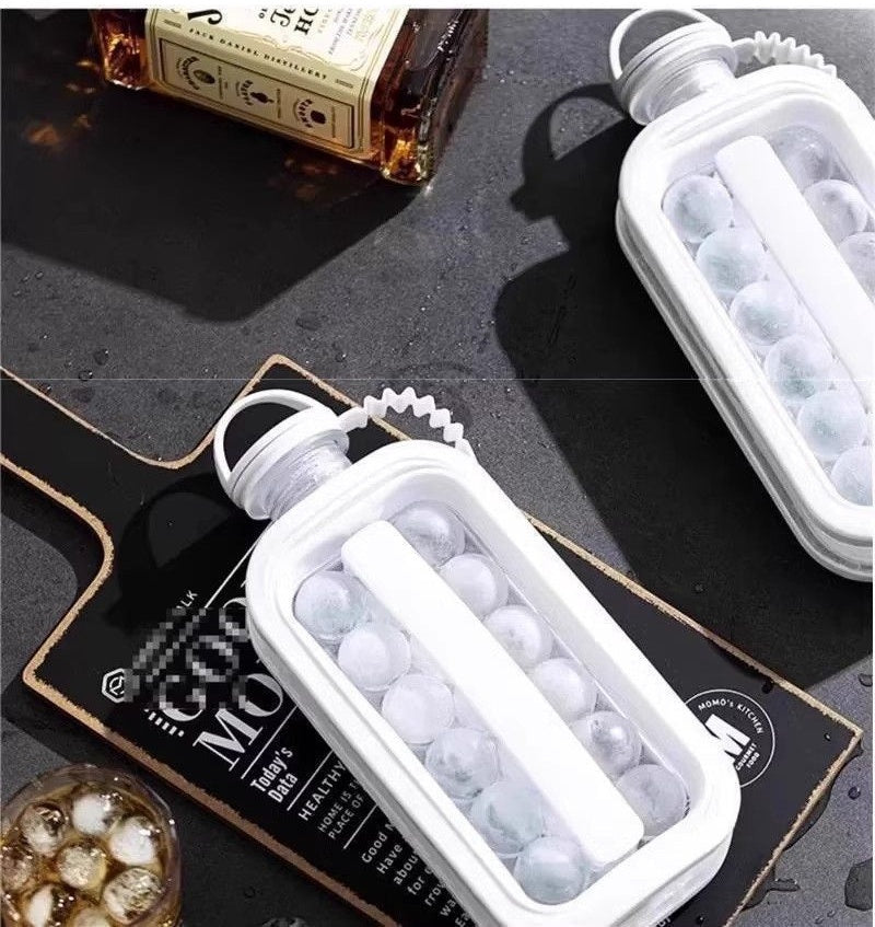 Hervidor de hielo esférico portátil 2 en 1 de liberación rápida, utensilio de cocina de verano