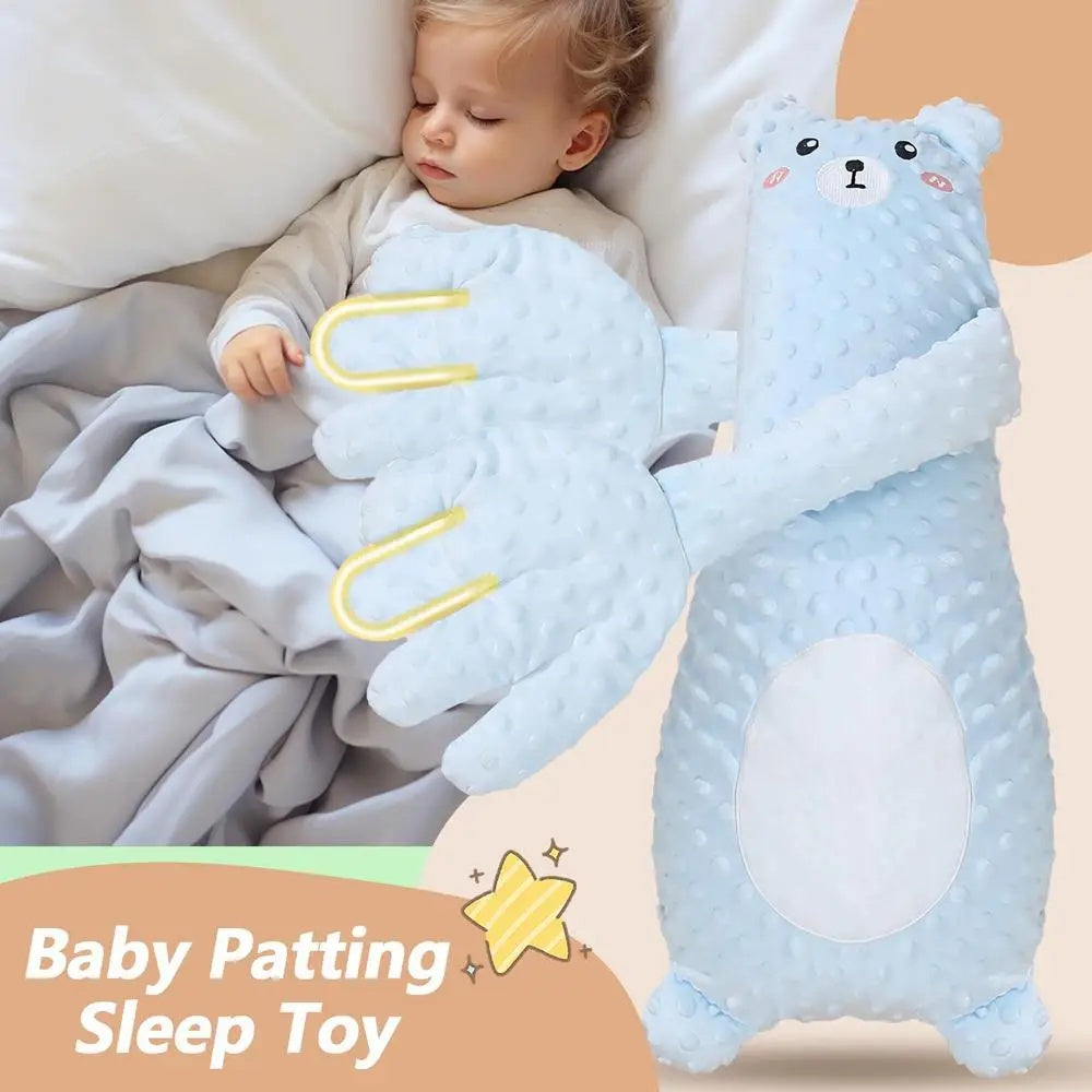 Infant Exhaust Pillow Hand Remote Controlled Soothing For Baby Sleep Cartoon Plush Toddler Comforting Hand