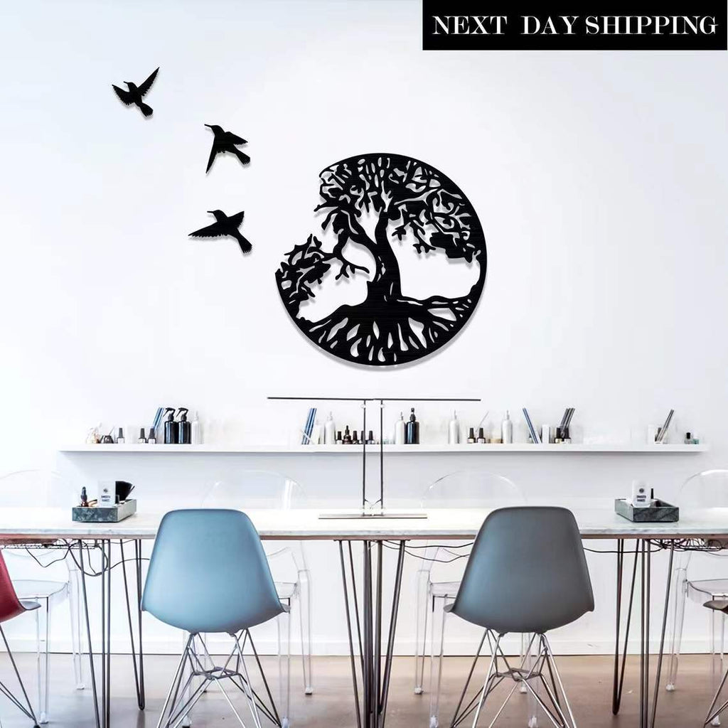 Arte de pared decorativo de hierro para colgar
