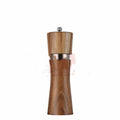 Molinillo manual de pimienta con núcleo cerámico de madera de acacia