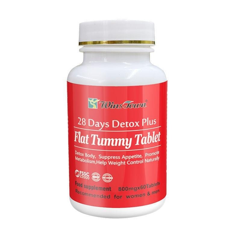 Tableta Integral 28 Días Detox Adelgazante Quema Grasa