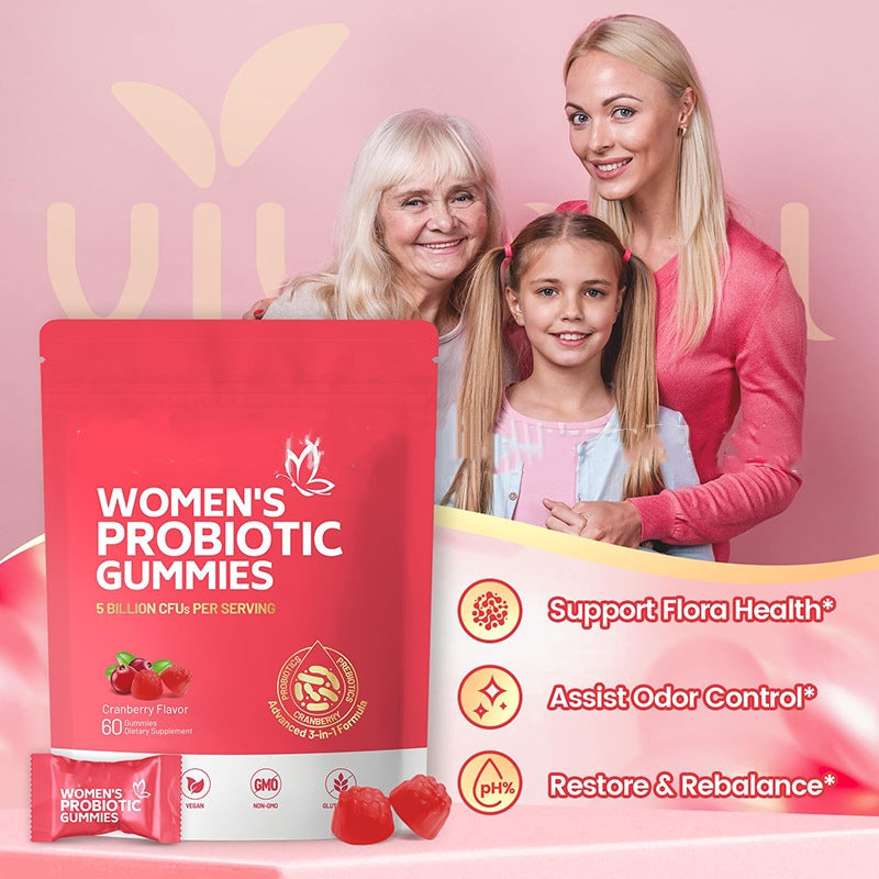 60 Gomitas Probióticas para Mujer