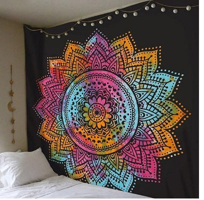 Nuevo tapiz bohemio con estampado para colgar en la pared, decoración de pared, toalla de playa, manta de playa