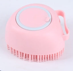 Cepillo de baño de silicona caliente para perros de Amazon Pet Products