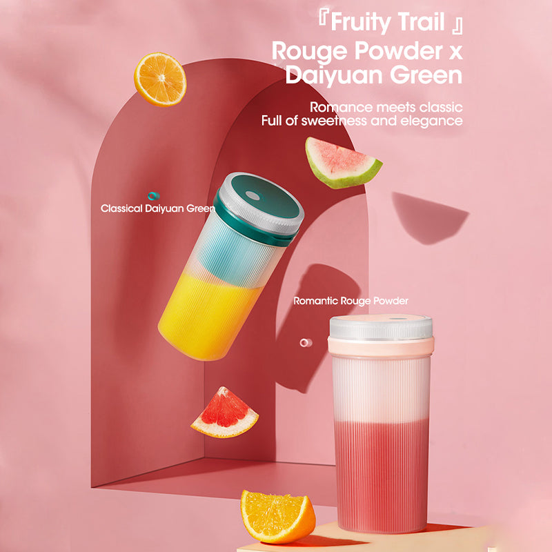 Licuadora Portátil Multifunción Taza Exprimidora Eléctrica Botella Deportiva Licuadora de Frutas Recargable USB Licuadora de Batidos Extractor de Zumos de Frutas
