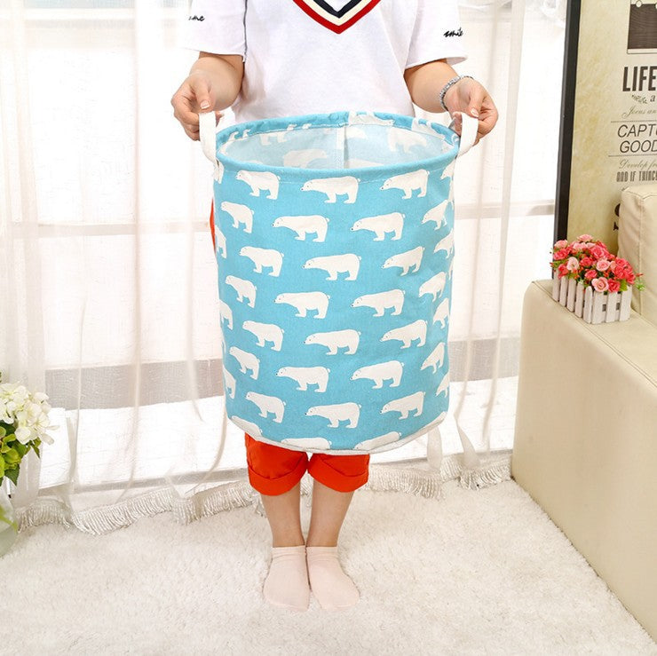 Cesto de ropa plegable, cesto de ropa de algodón y lino, baño, lavandería, ropa sucia, cesta de almacenamiento de juguetes