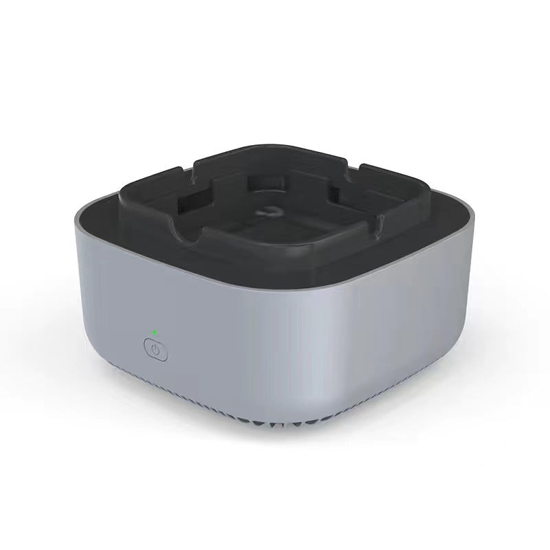 Cenicero con purificación de aire y eliminación de humo, purificación aniónica, práctico purificador automático, cenicero portátil para coche