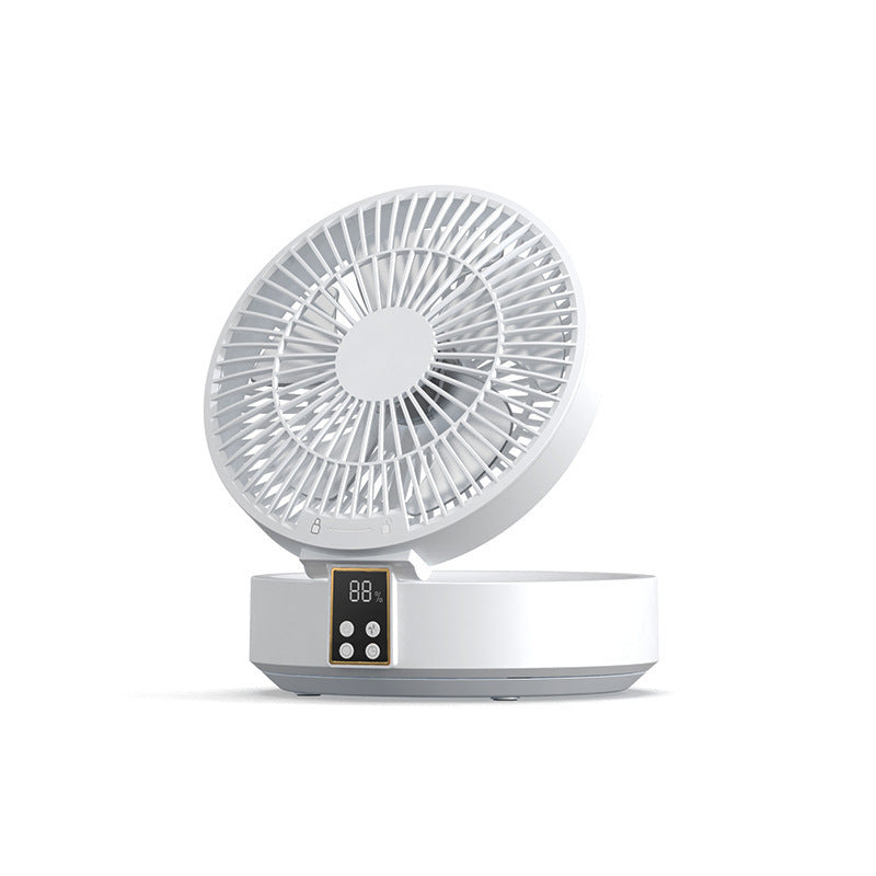 Control remoto portátil recargable techo USB eléctrico ventilador plegable luz nocturna enfriador de aire electrodoméstico hogar