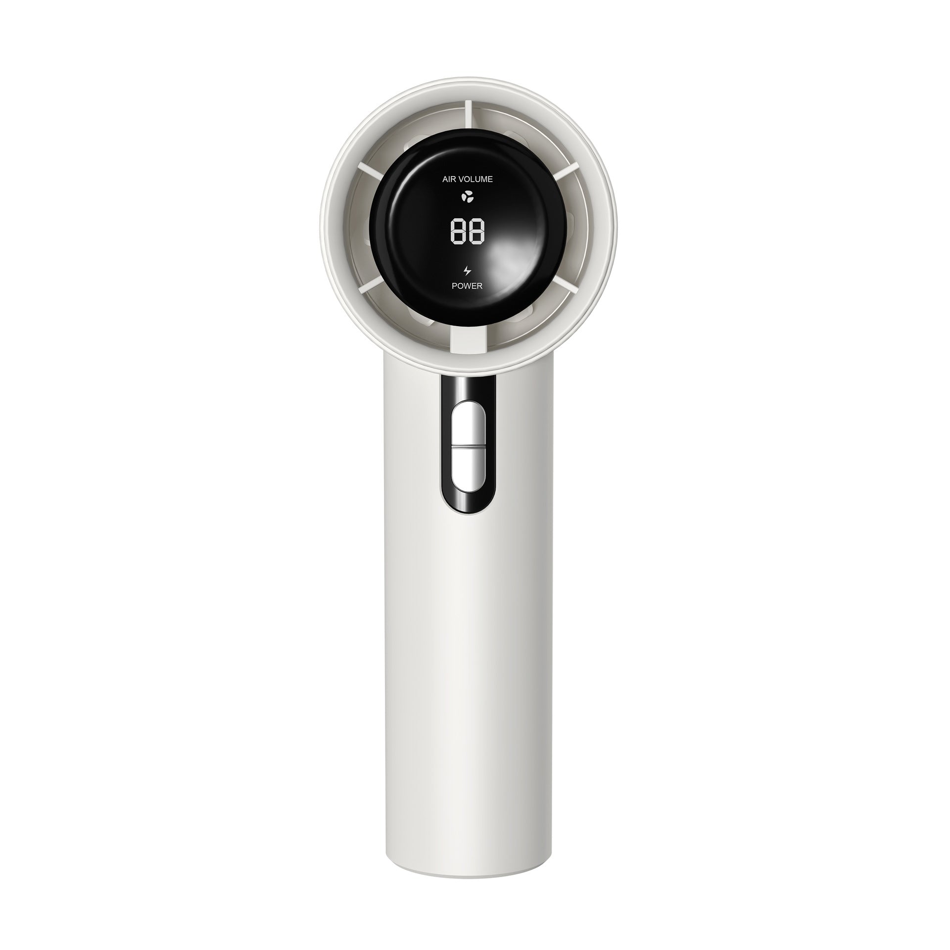 Ventilador portátil de mano Turbo con refrigeración de semiconductores, batería de 3000 mAh, velocidades de viento ajustables, mini ventilador personal